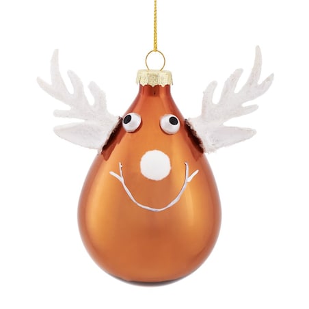 VILLA ITALIA Bombka szklana RENIFER 10 cm