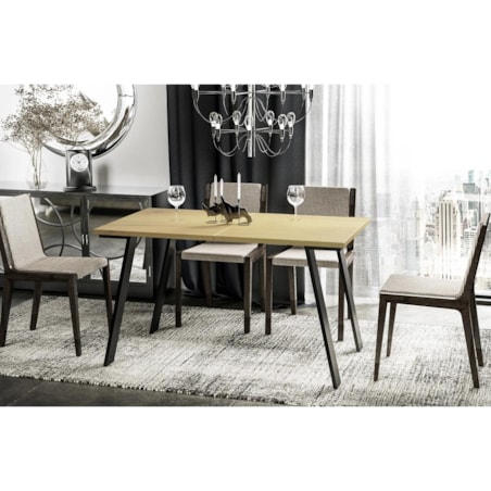 Stół rozkładany LIWIA 130(210)x80 dąb natura