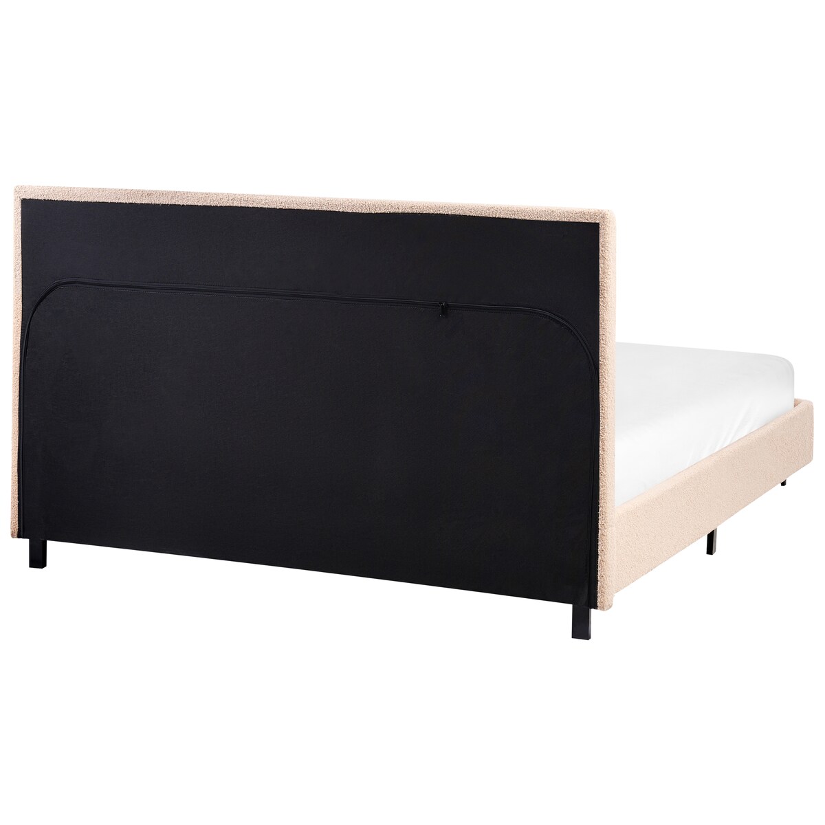 Łóżko Boucle ALBI 120 x 200 cm Beżowy