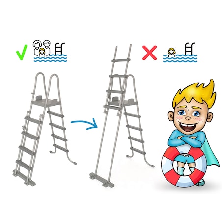 Basen stelażowy ogrodowy Bestway całoroczny 549x274x132cm APX zestaw 11w1