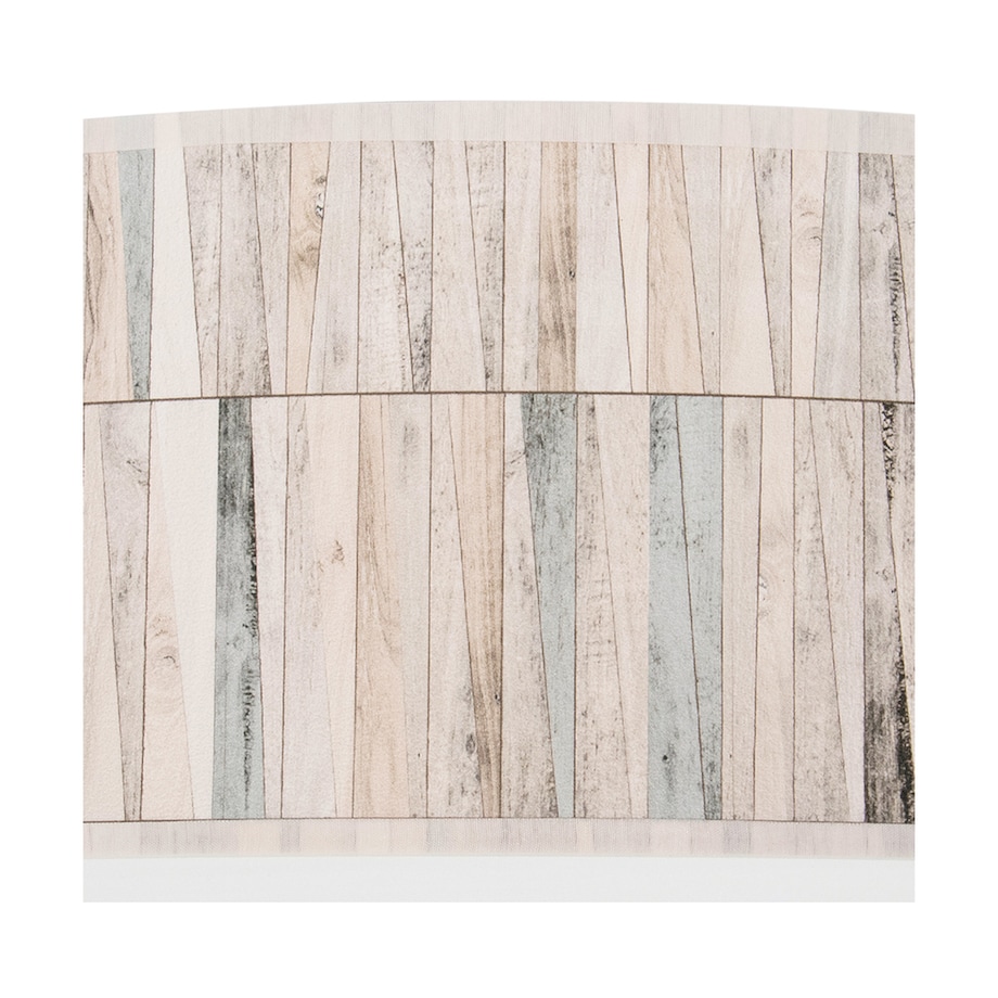 Drewniana Lampa Sufitowa BRITOP Lighting 1xLED 18W Drewno Sosnowe Orzechowe z Wielokolorową Tkaniną, 1 szt.