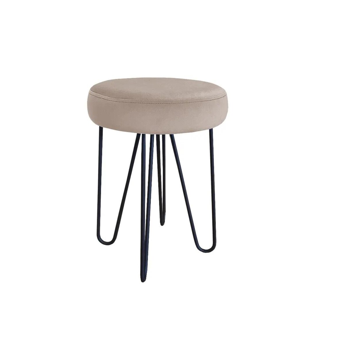 Taboret TORIN 2 MG VELVET szary