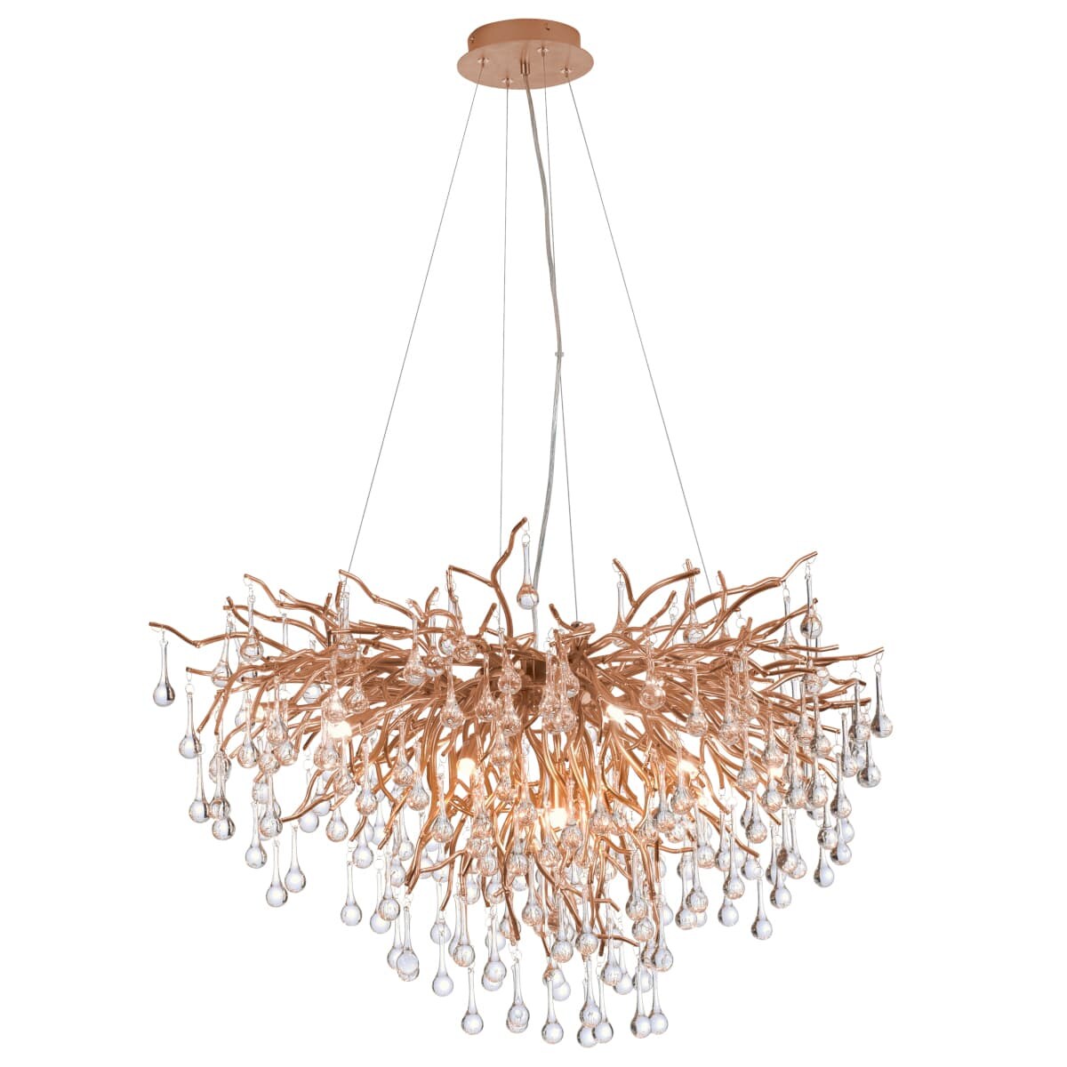 Wisząca lampa jadalniana Icicle 2192-11 gałązki nad stół mosiądz