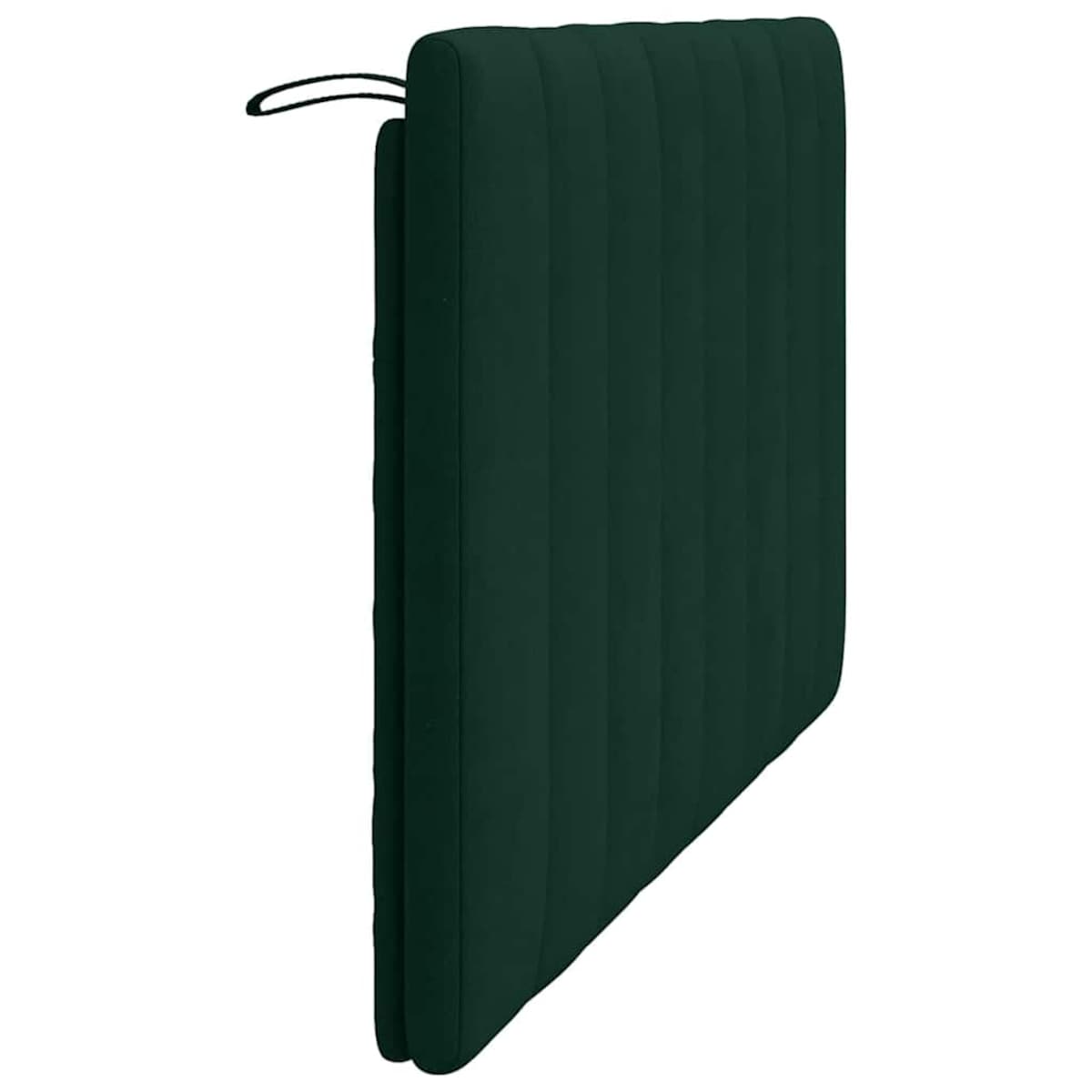 vidaXL Poduszka na wezgłowie, Hanko, ciemnozielona, 140 cm, aksamitna