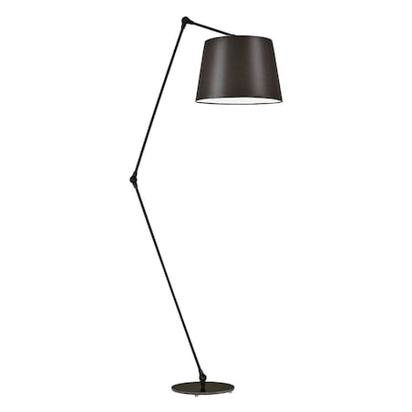 Lampa stojąca podłogowa przegubowa regulowana z abażurem stożek SOUL