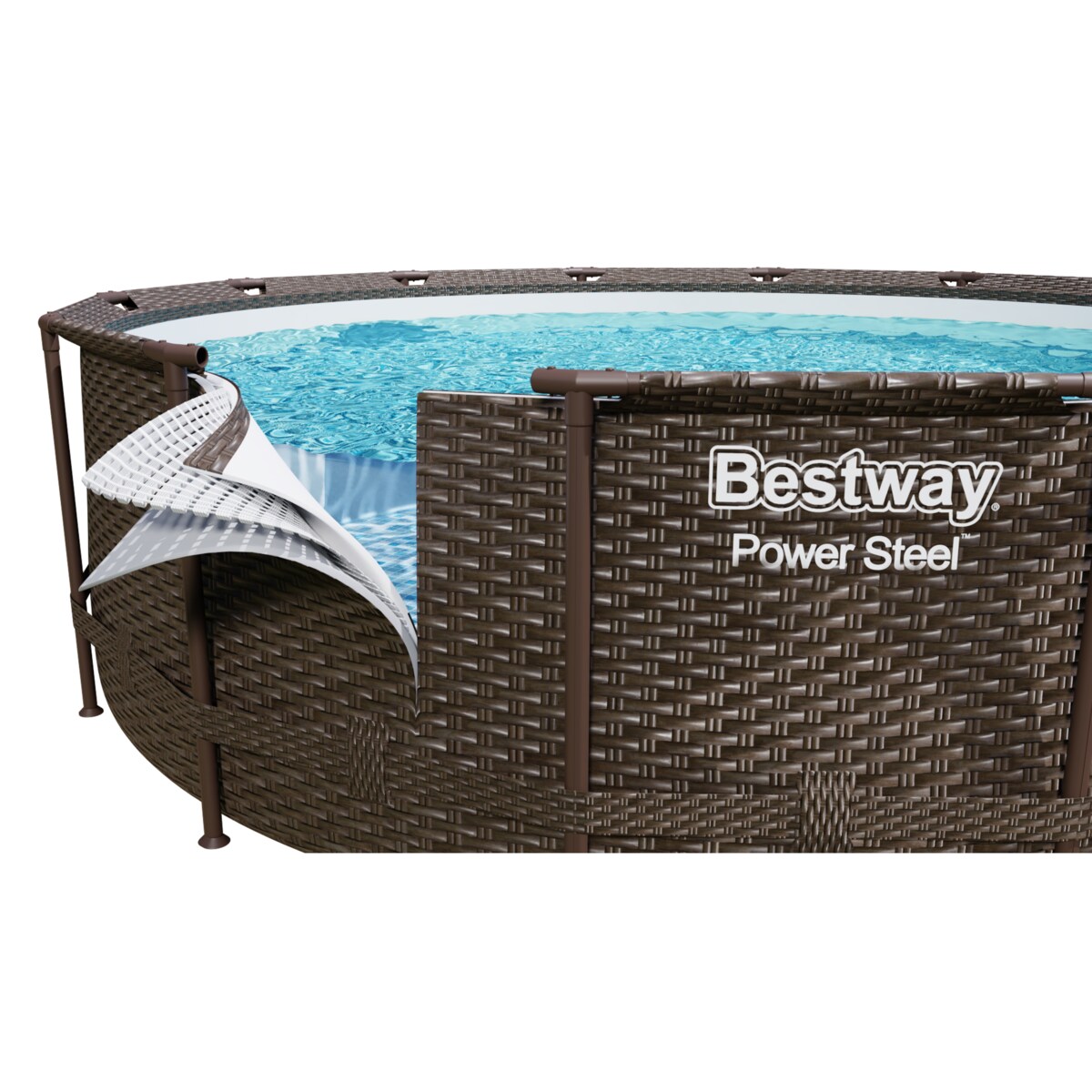 Basen ogrodowy stelażowy 366x100cm Bestway 10w1