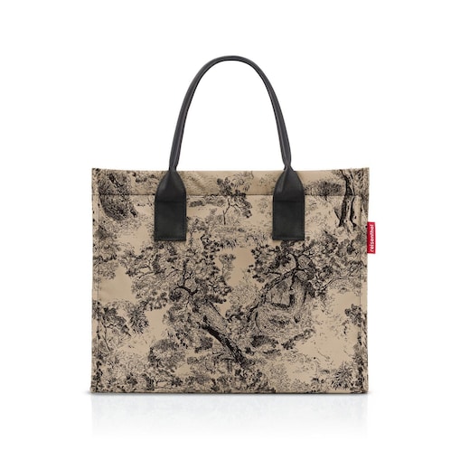Torba DAILY SHOPPER, jacquard brown