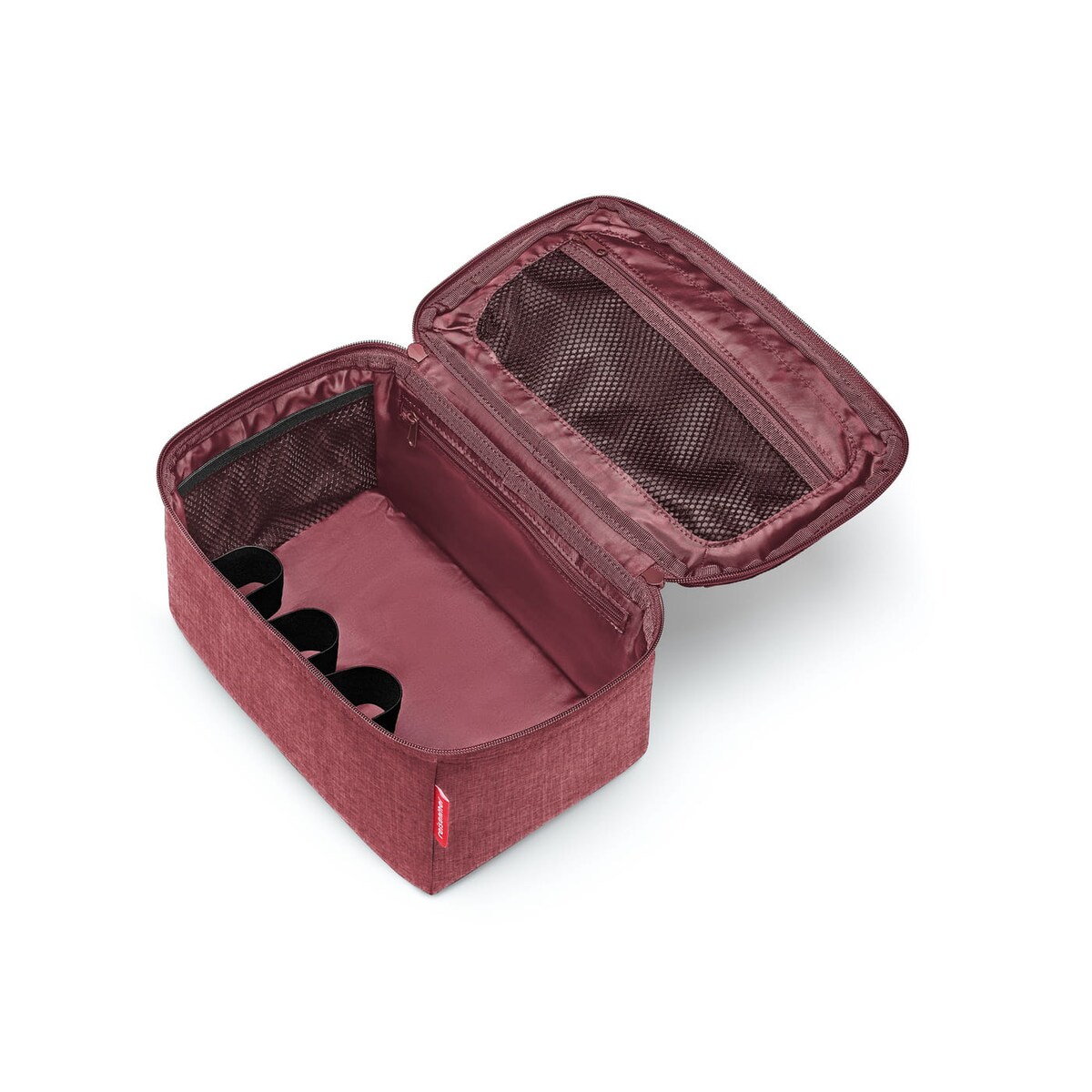 Kosmetyczka BEAUTYCASE, twist maroon