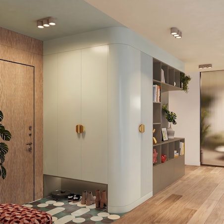Plafon AURA 3 taupe Gx53