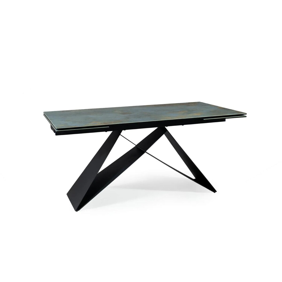Stół rozkładany WESTIN CERAMIC 160(240)x90 turkusowy ossido verde