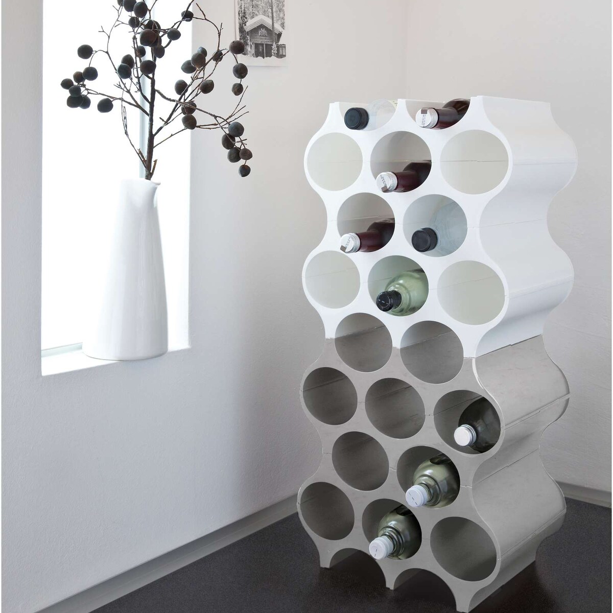 Stojak na butelki SET-UP, KOZIOL