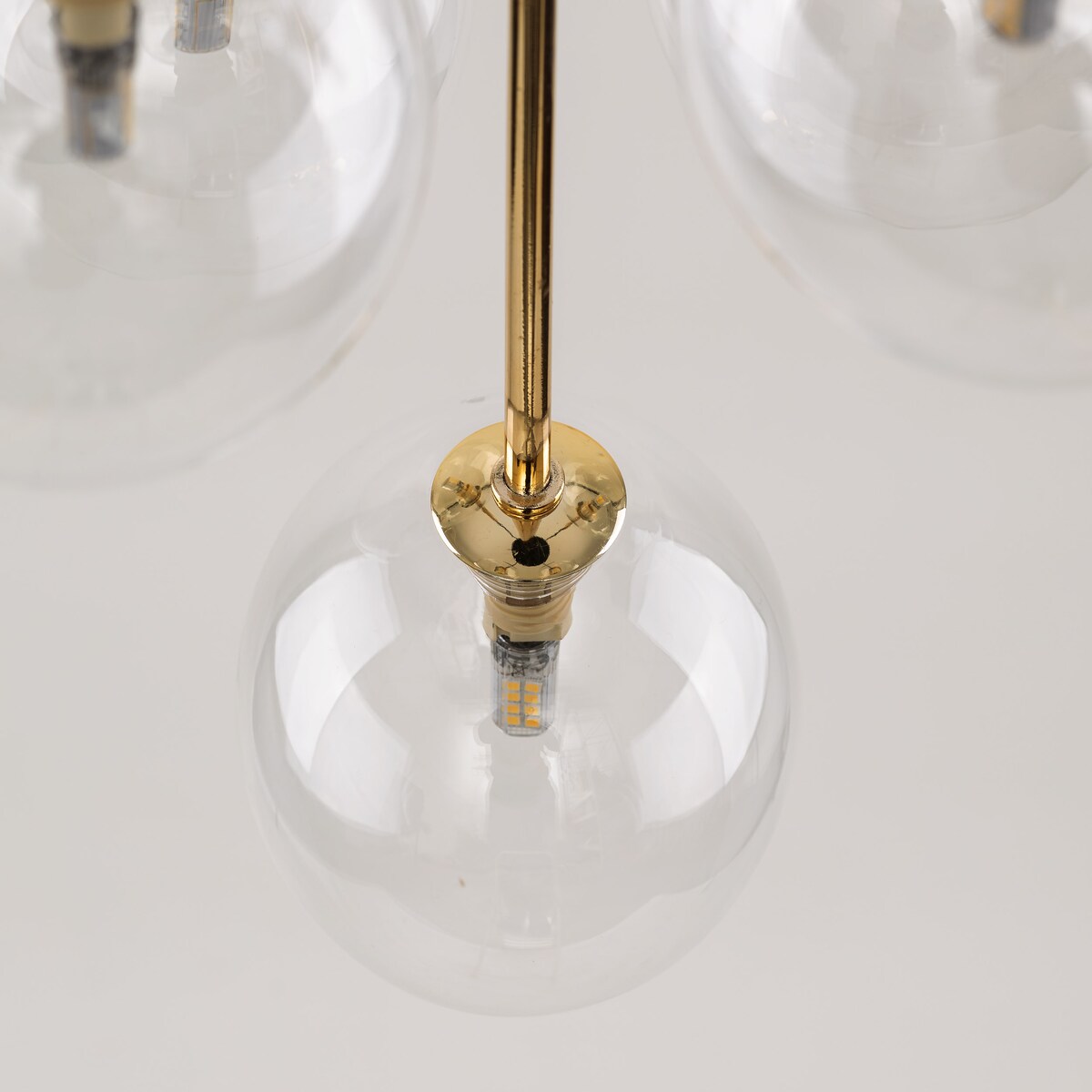 Lampa wisząca NILOS BLACK/GOLD 5943 TK Lighting 5xG9 czarno-złota nowoczesna regulowana do salonu jadalni kuchni