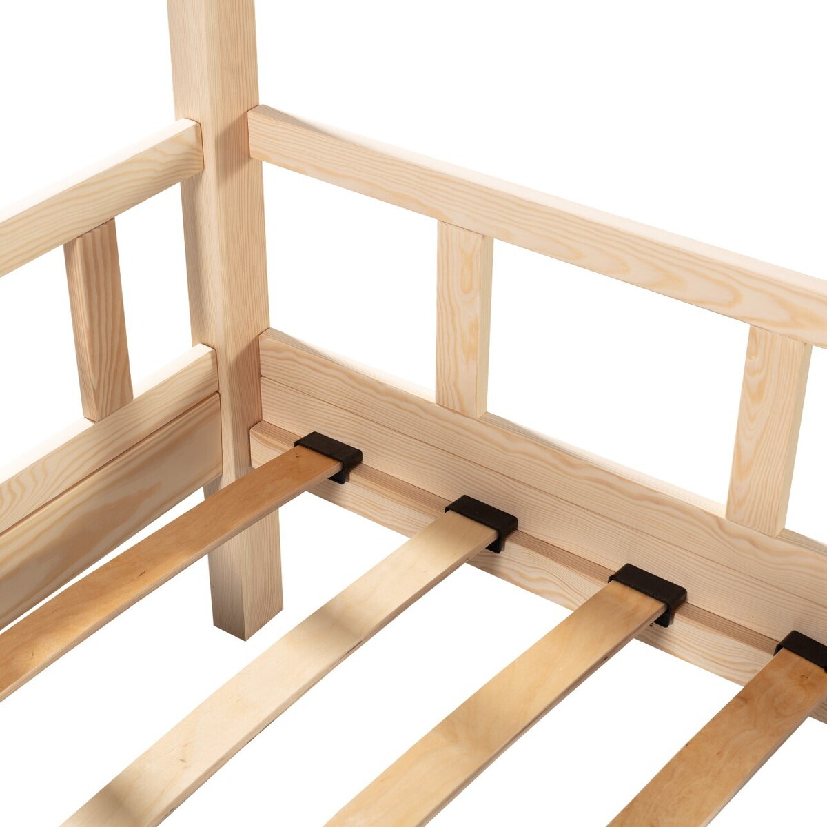 Łóżeczko domek 90 x 200 cm, 94 x 204 cm