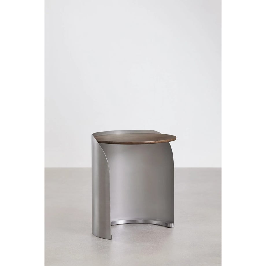 Komplet stolików Xireisa z drewna mango i stali nierdzewnej