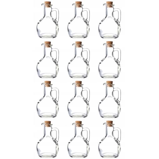 POJEMNIK BUTELKA NA OLIWĘ OLEJ OCET 12 x 165 ml