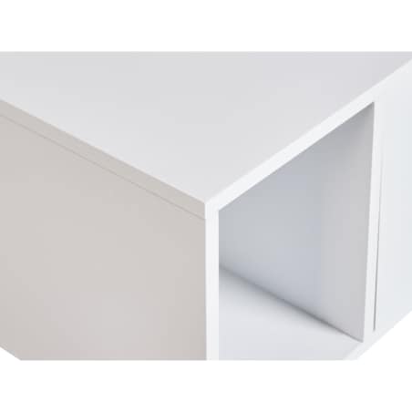 Wisząca szafka pod umywalkę CASCAVEL 80 cm Biały