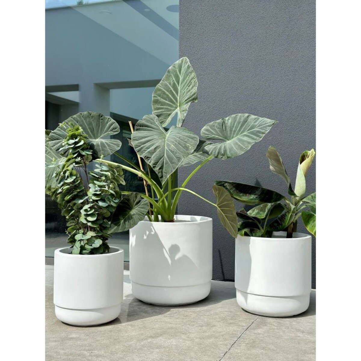 ZESTAW DONICZEK SANTIAGO WHITE SET