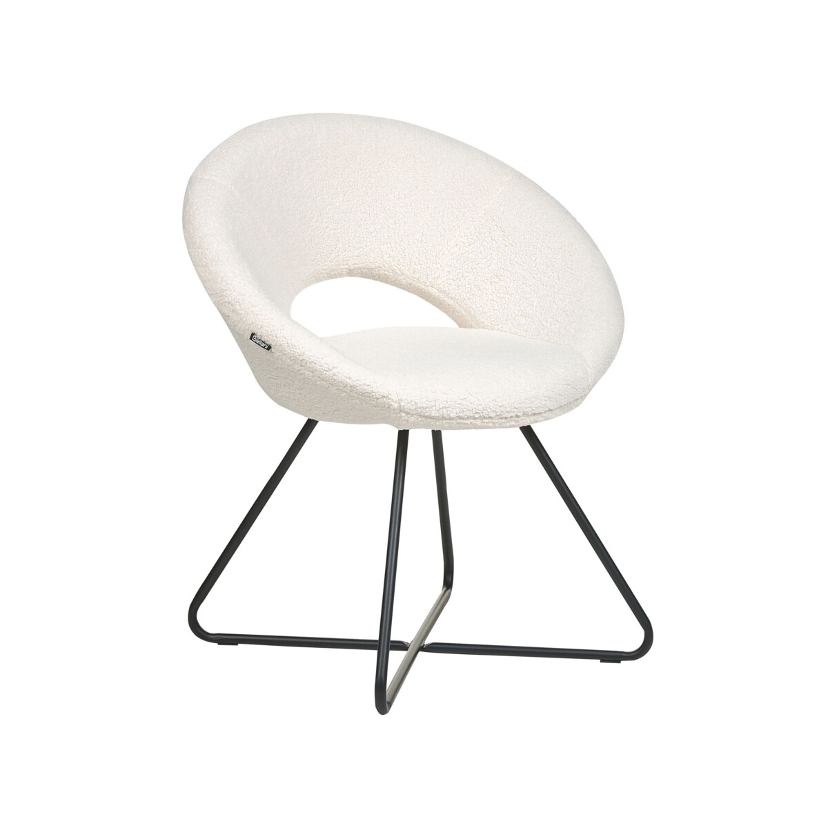 Krzesło boucle białe RACHEL