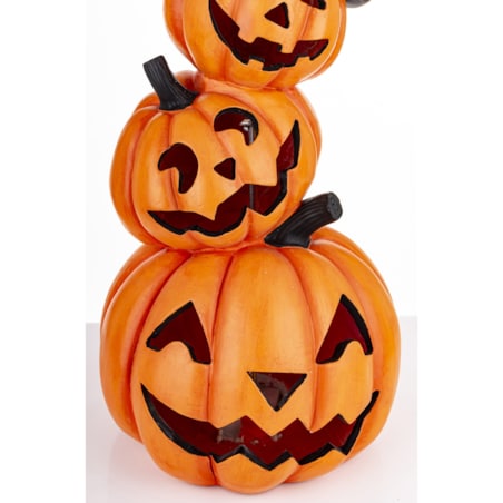 Dekoracja Halloween 56,5x27x27 cm LED- WESOŁE DYNIE