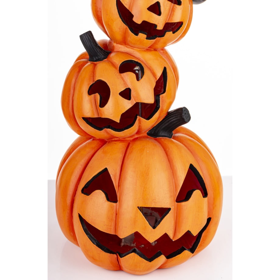 Dekoracja Halloween 56,5x27x27 cm LED- WESOŁE DYNIE