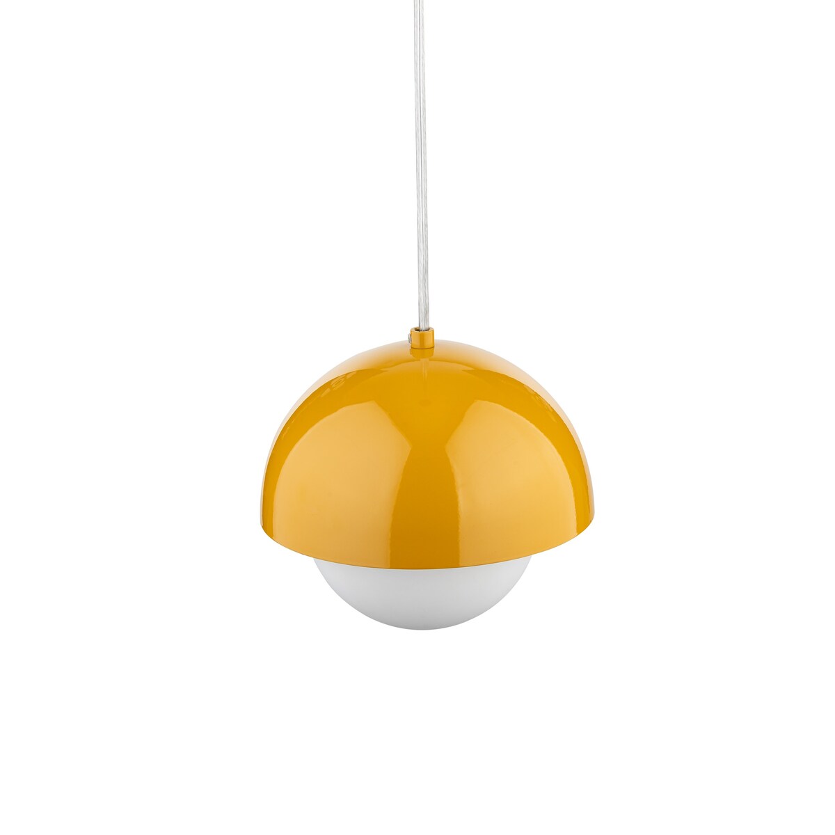 Lampa wisząca TK Lighting BONO OCHRA 10265, ochra-złoto-biała, G9, regulowana wysokość