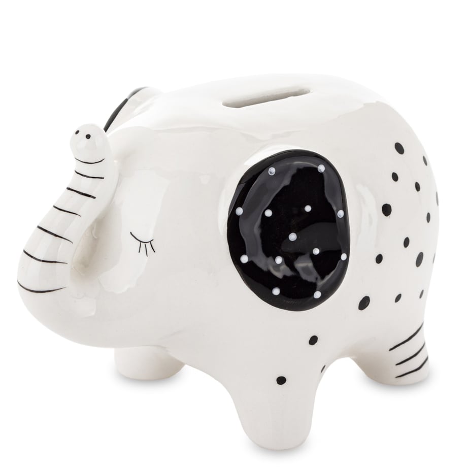 Skarbonka dolomitowa - słonik 11x10x15 cm ELEFANTE