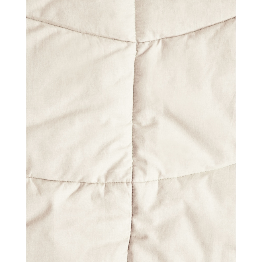 Mata do zabawy liść 110 x 110 cm złamana biel HELIKON