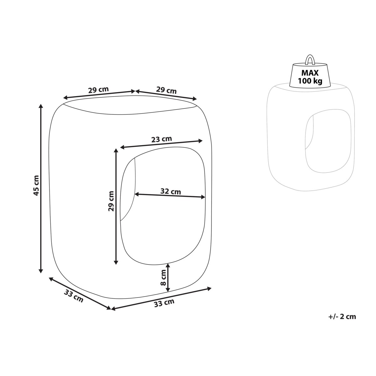 Stolik pomocniczy PELMO Szary