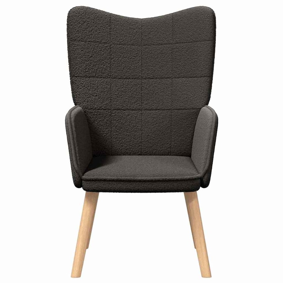 vidaXL Fotel relaksacyjny ciemno szary 62 x 67 x 95.5 cm tkanina