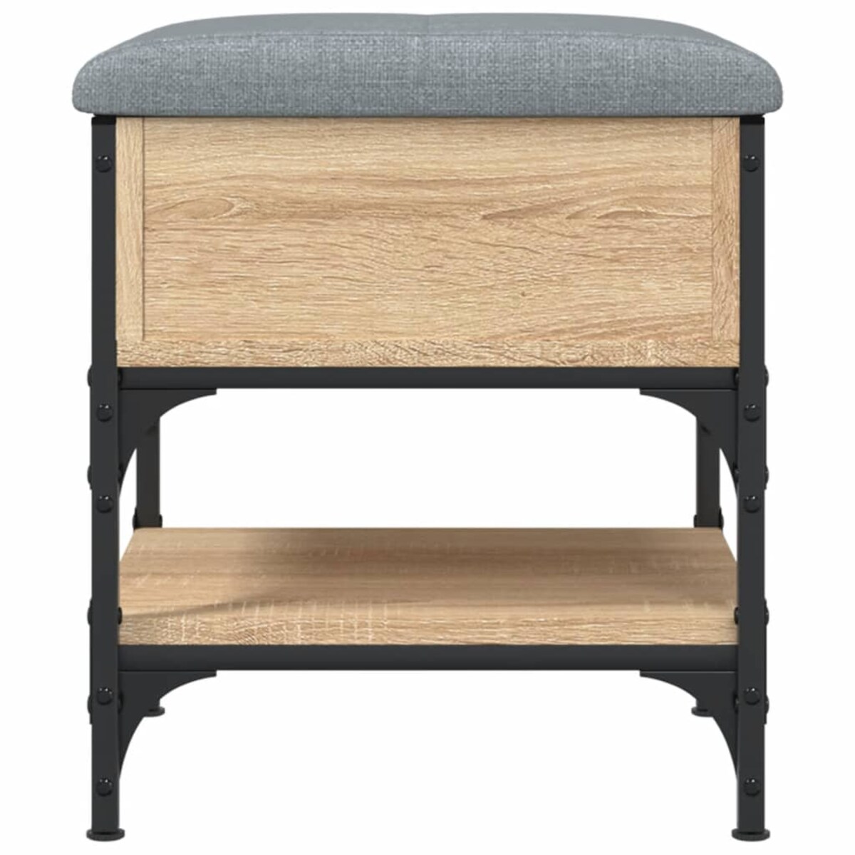 vidaXL Ławka na buty, dąb sonoma, 42x42x45 cm, materiał drewnopochodny