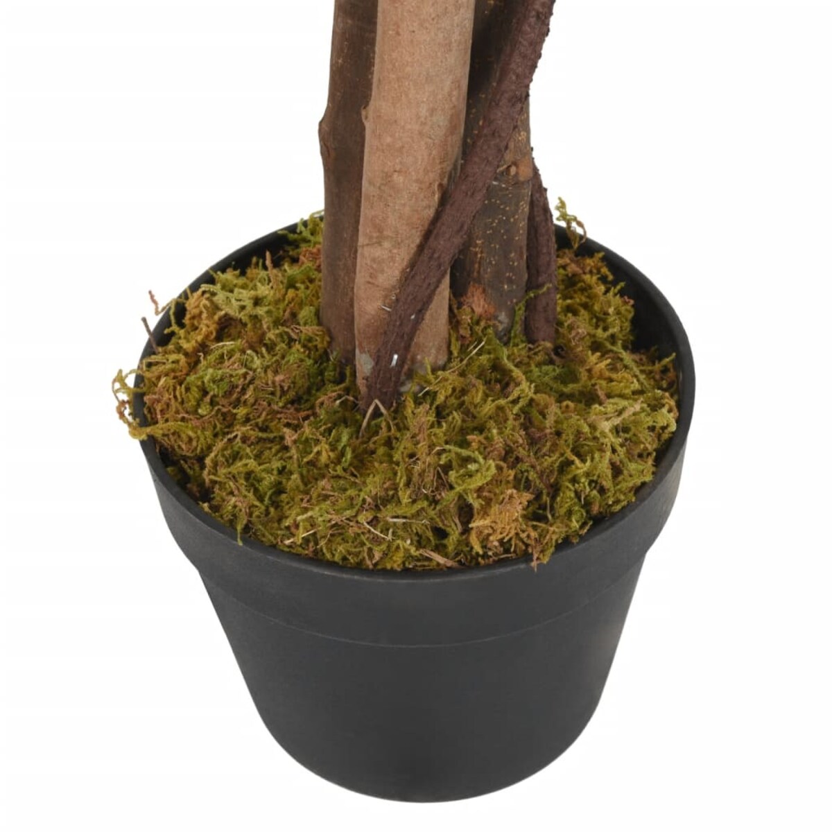 vidaXL Sztuczna wisteria, 840 liści, 120 cm, zielono-biała