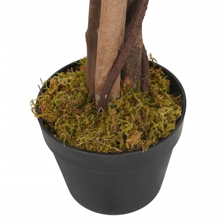 vidaXL Sztuczna wisteria, 840 liści, 120 cm, zielono-biała