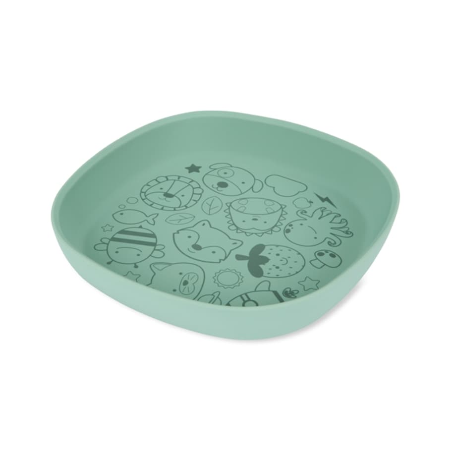 Skip Hop Talerzyk dla Dziecka Silikonowy Squad Green