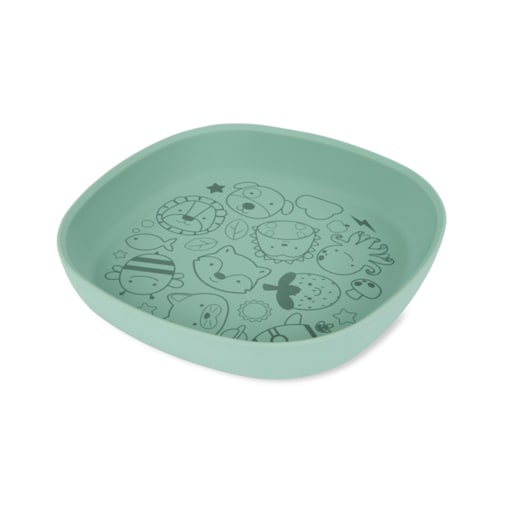 Skip Hop Talerzyk dla Dziecka Silikonowy Squad Green