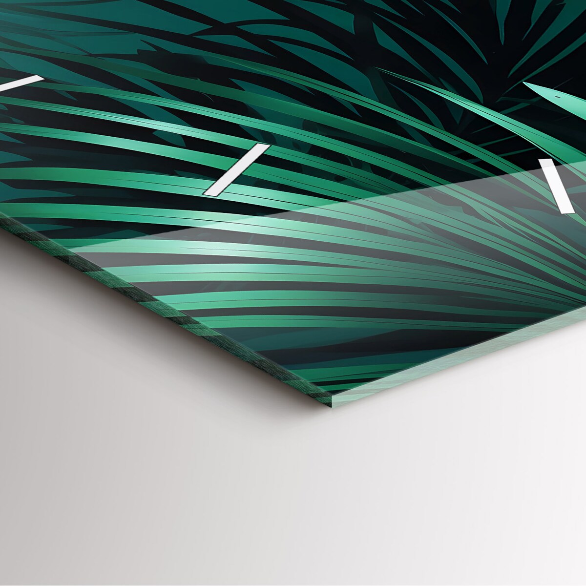 Zegar ścienny Tropikalne Liście, 30x30 cm