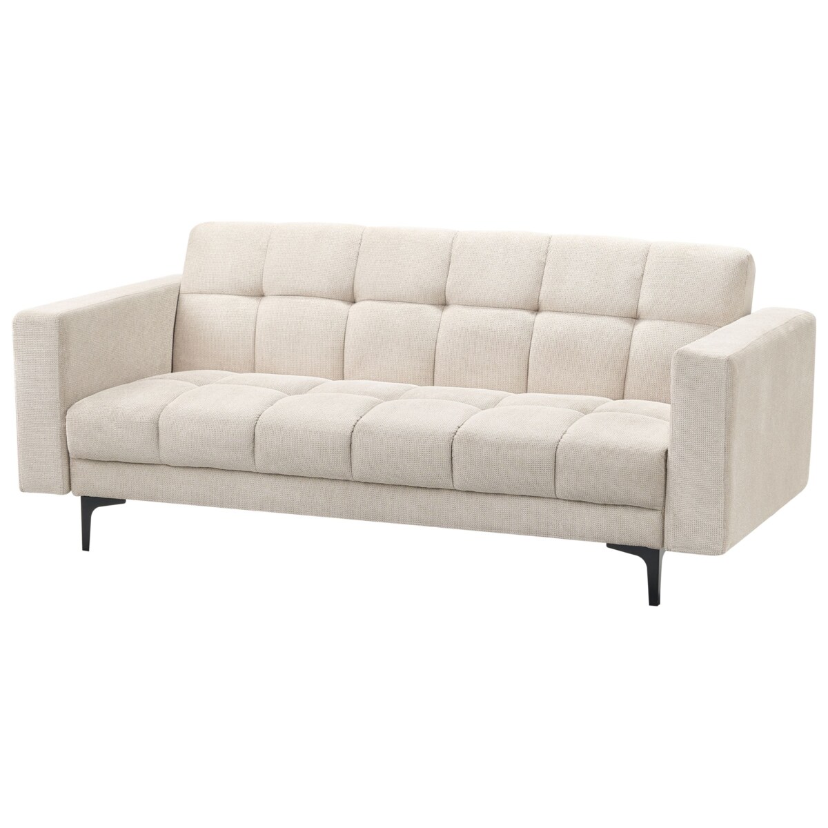 Sofa rozkładana beżowa ALNES