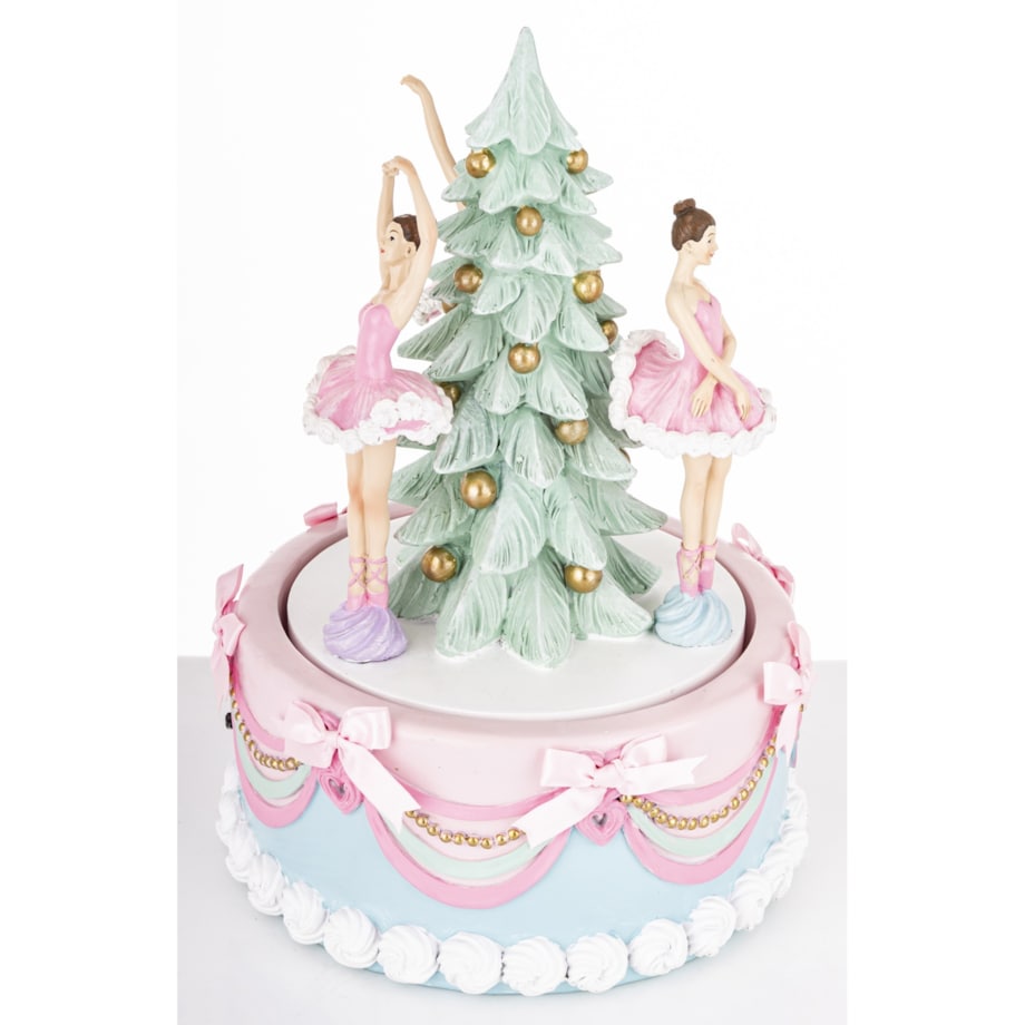 Dekoracja - karuzela LED z pozytywką 32x22,5x22,5 cm 3 BALLERINE