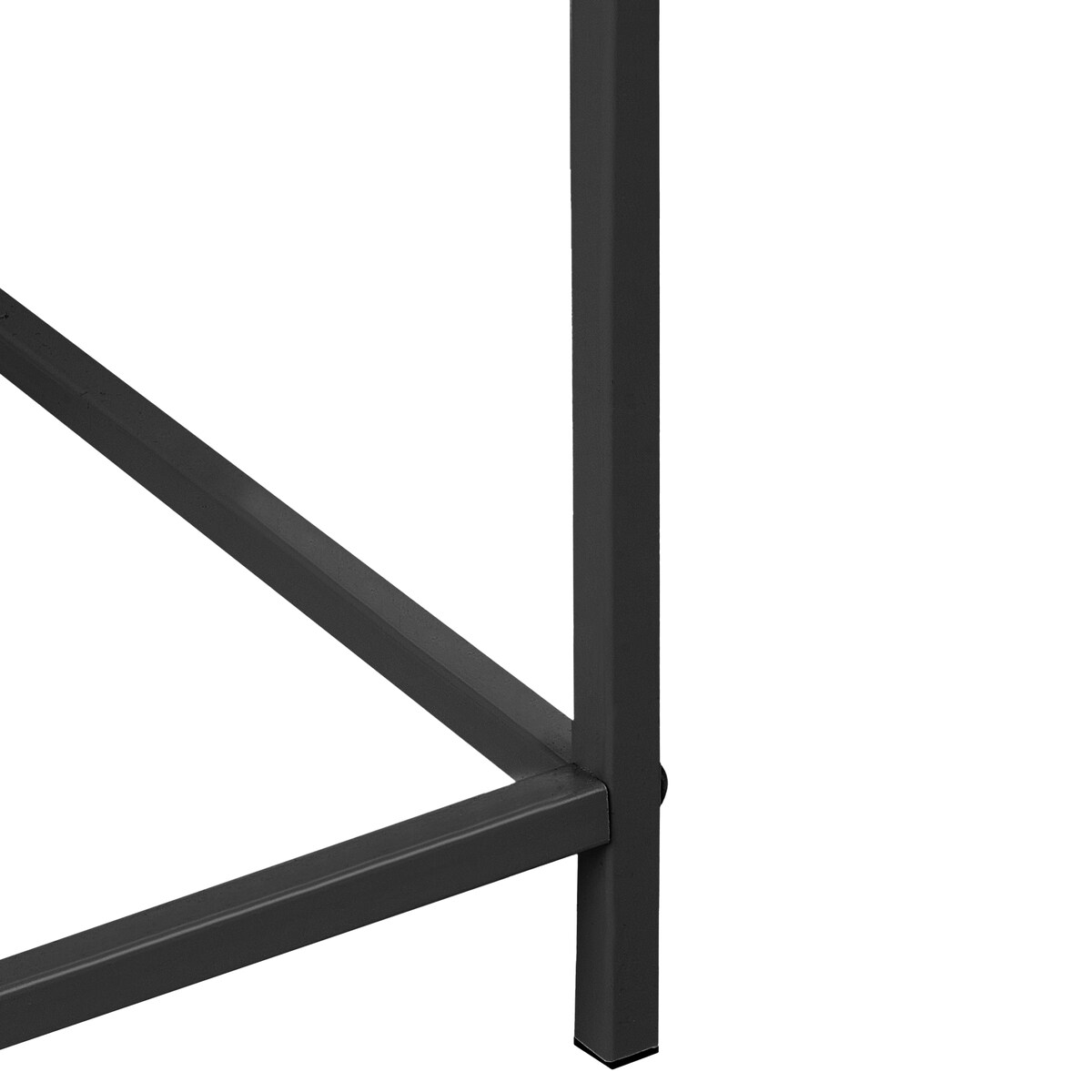 Donica na nóżkach TAPIEN Metal 70 cm Czarny
