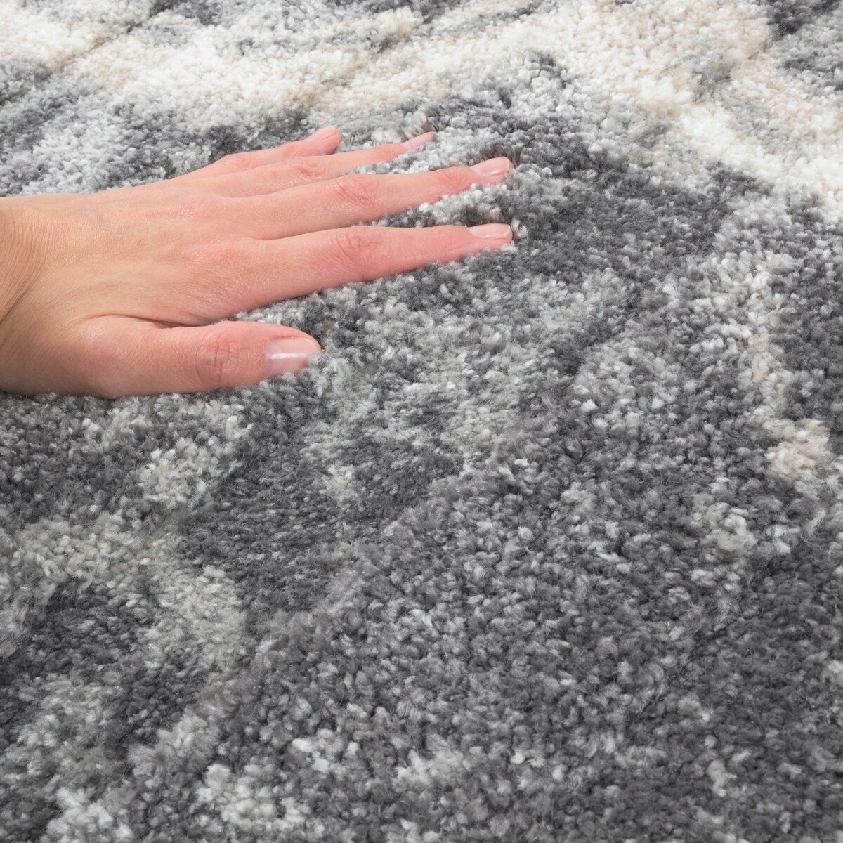 Dywan Mono 120x170 cm Marmur Antracytowy