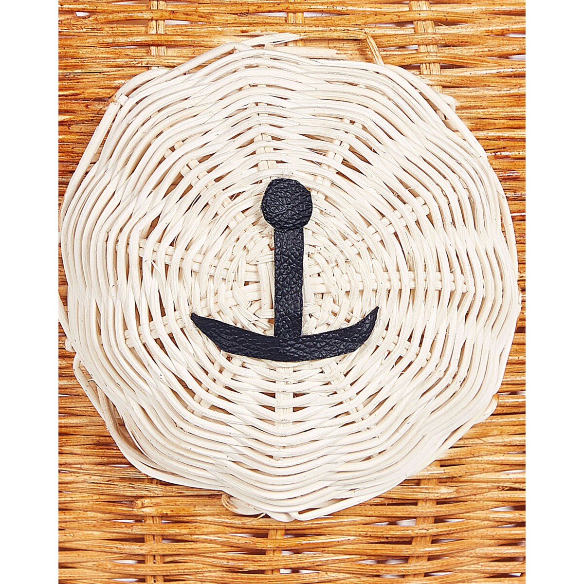 Kosz pleciony miś rattanowy naturalny HIMBA