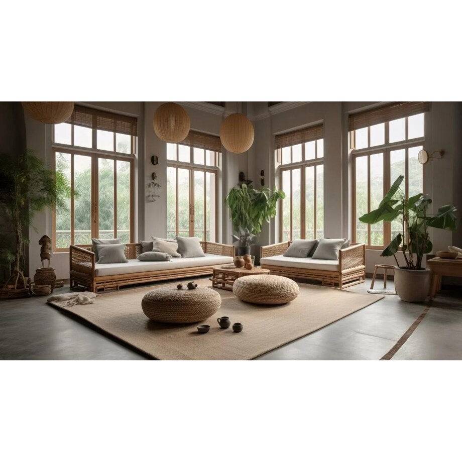 Lampa wisząca ERUTAN DOUBLE 40 żółta/kremowa