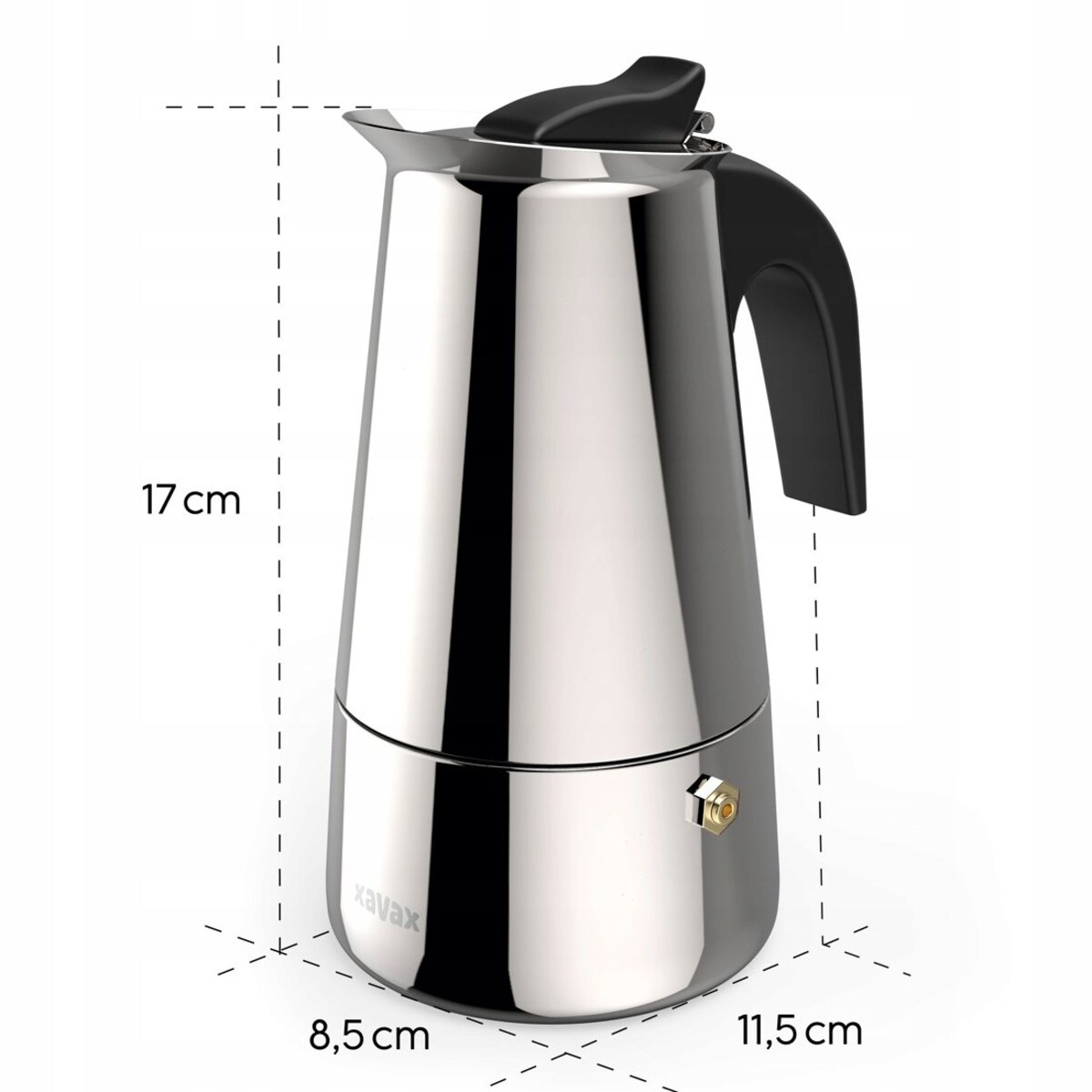 XAVAX Kawiarka na 4 filiżanki, 200ml BARISTA