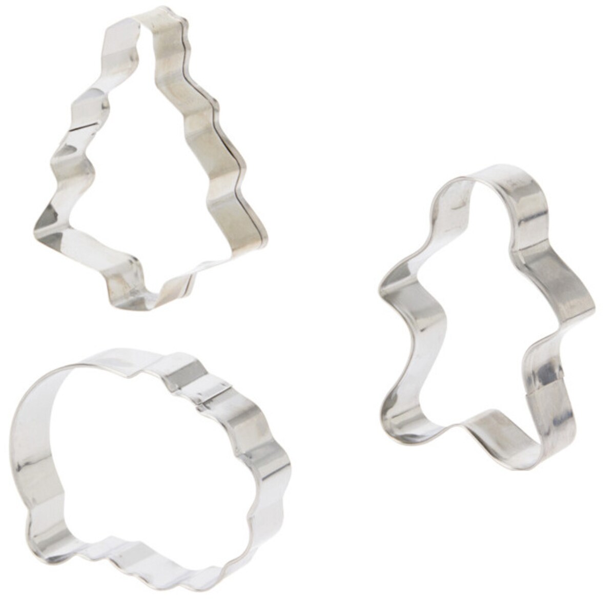 Zestaw do pieczenia dla dzieci MIRLI, drewniany wałek i 3 foremki