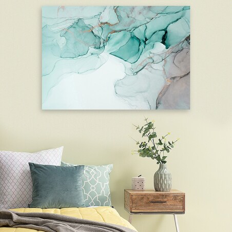 Obraz na płótnie Subtle Sage Art, 50 x 70 cm