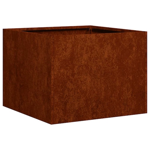 vidaXL Doniczka Rusty 40x40x30 cm Stal nierdzewna
