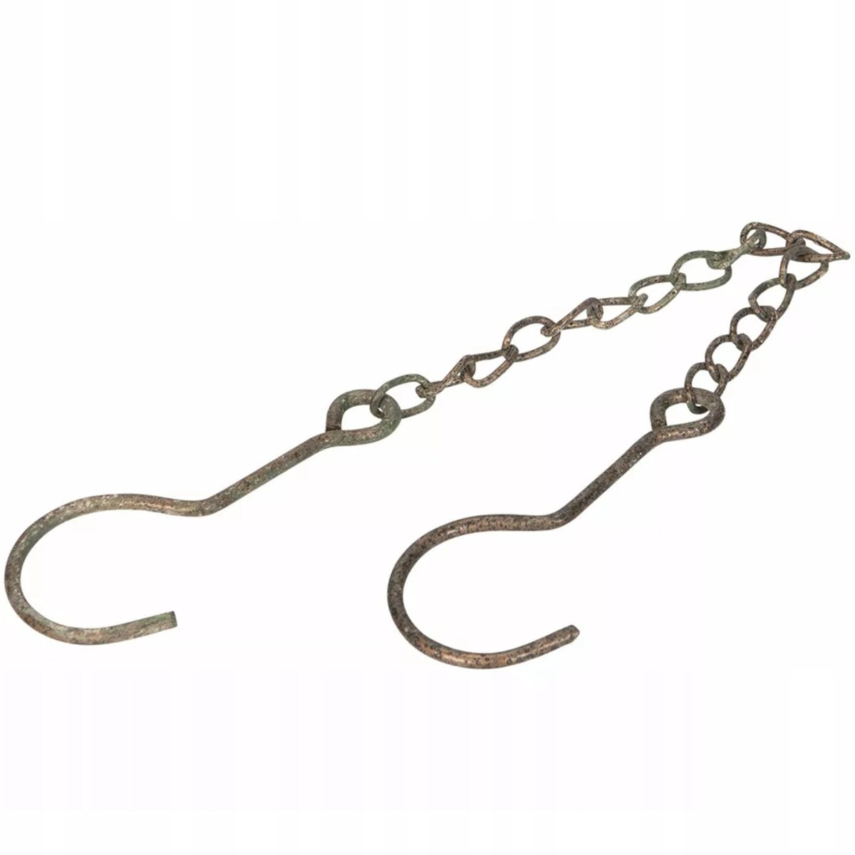 ŁAŃCUCH METALOWY 40cm łańcuszek do lampionów świeczników zawieszanie 2 haki