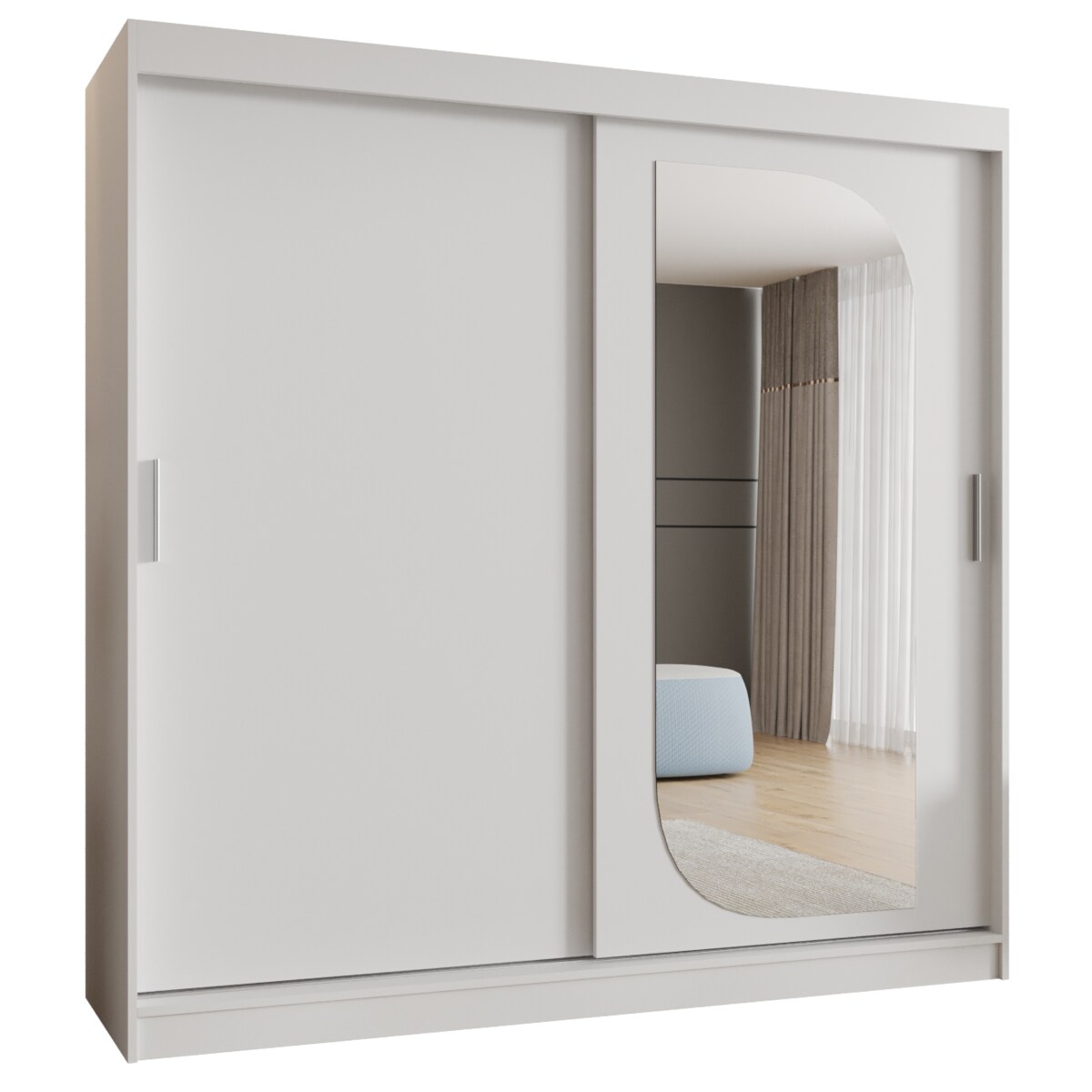 Szafa przesuwna LUCY 200 biały