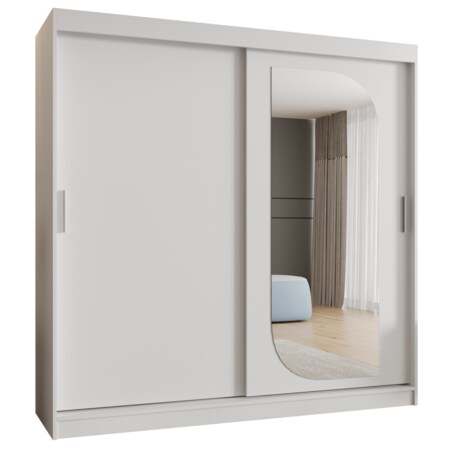 Szafa przesuwna LUCY 200 biały