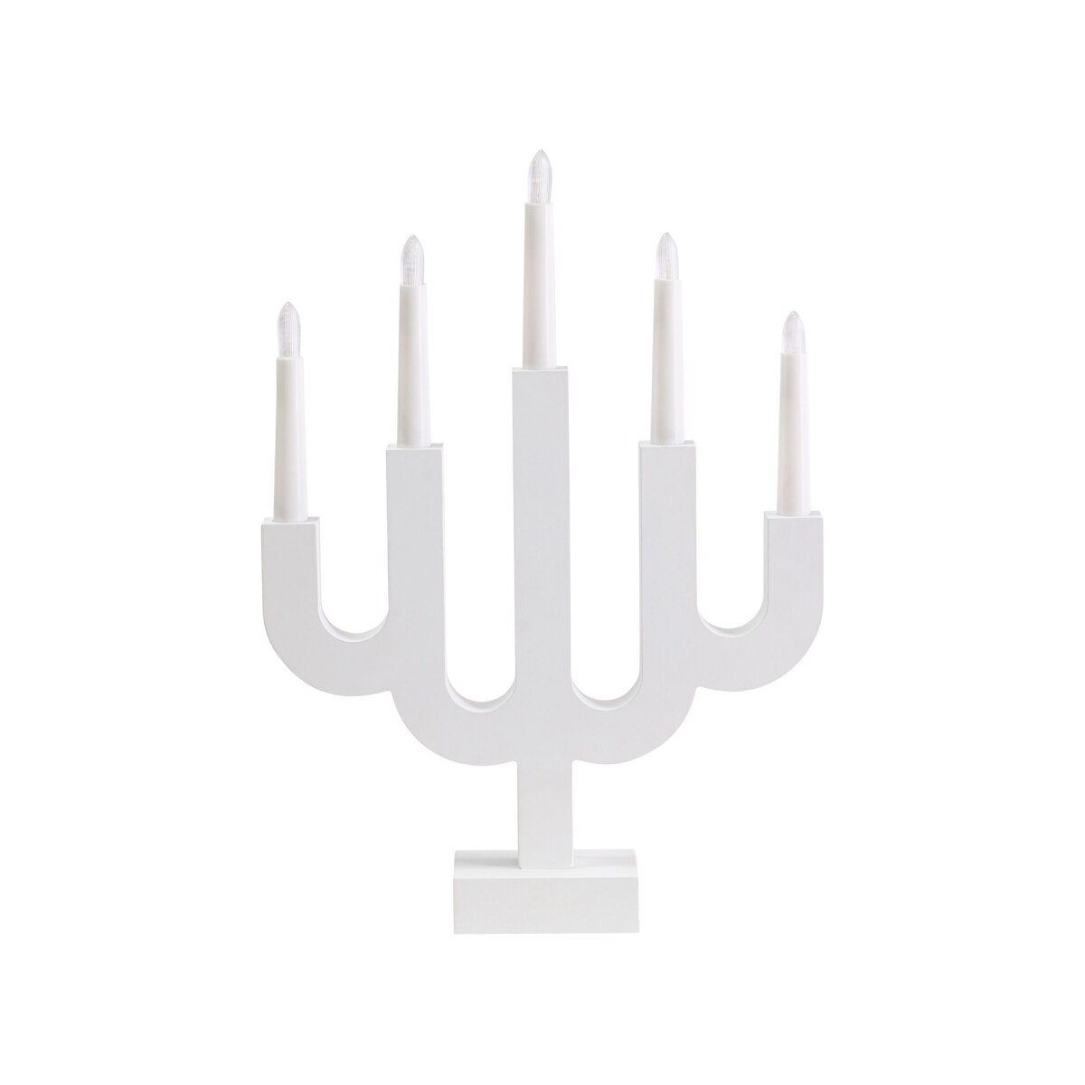 Świąteczny świecznik BJORKAN LED Biały