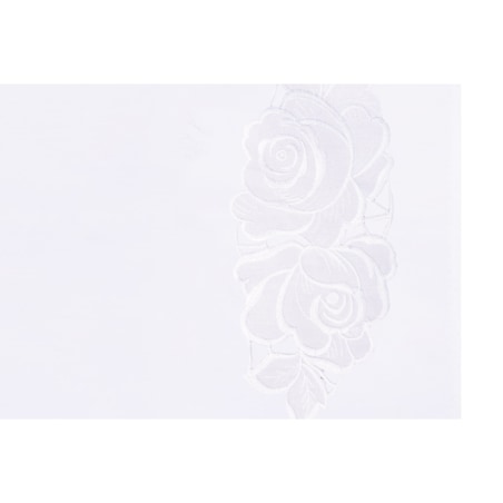 Konsimo ROSUM Bieżnik plamoodporny, biały